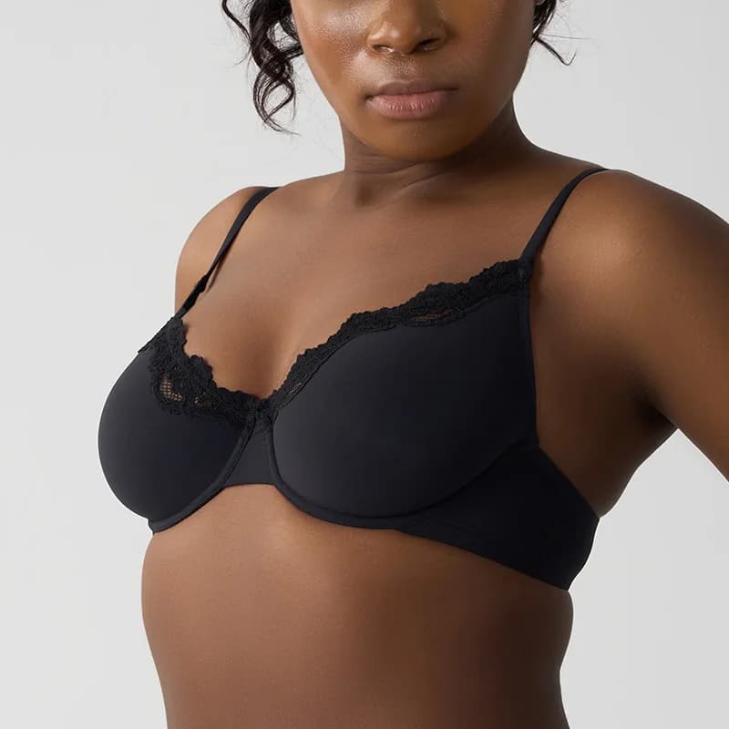 Soutien-gorge filaire sans doublure pour femmes, Chic, élégant, délicat, bordure en dentelle, extens