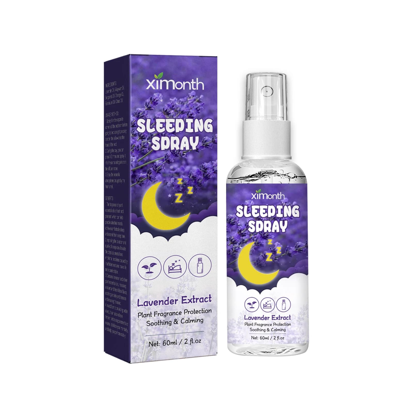 Spray de sommeil à la lavande, soulage l'anxiété, déteste le corps et l'esprit, aide à améliorer la 