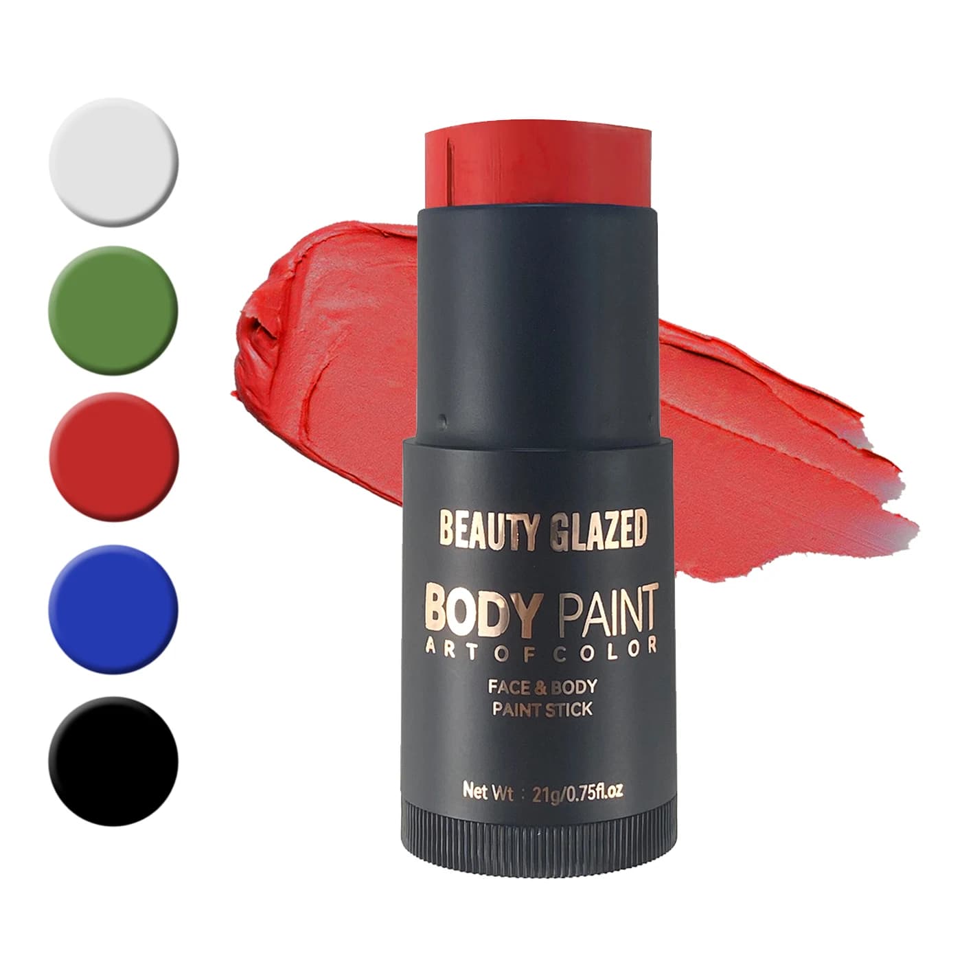 Peinture pour le visage et le corps, 5 couleurs, Non toxique, Kit de peinture professionnel pour fêt