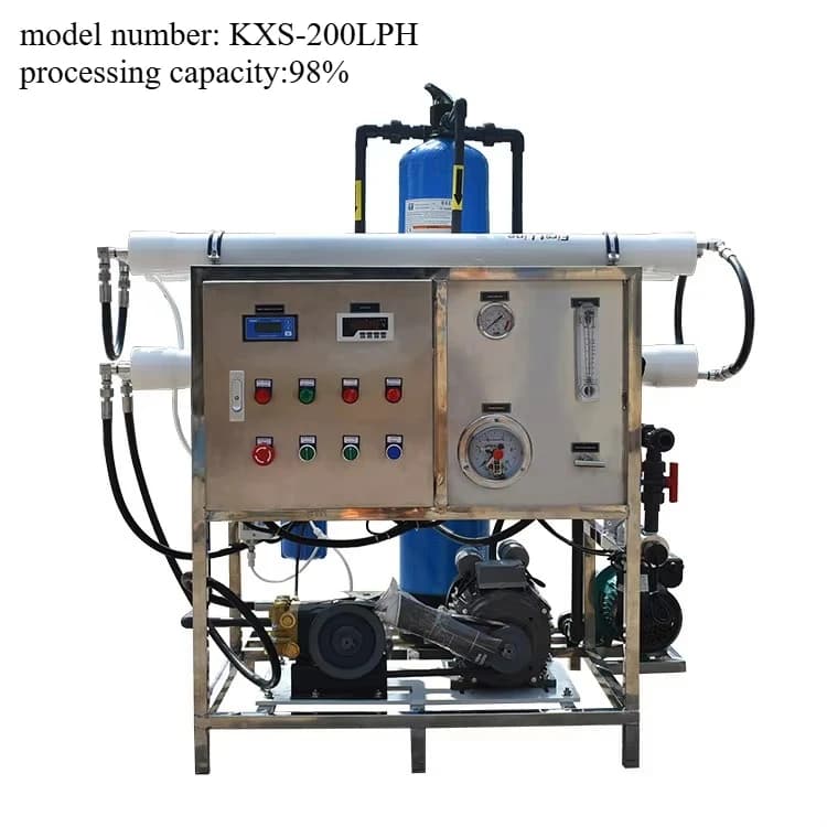 Traitement de l'eau de mer, dessalement de bateau, purificateur de filtre Ro, système de Filtration 