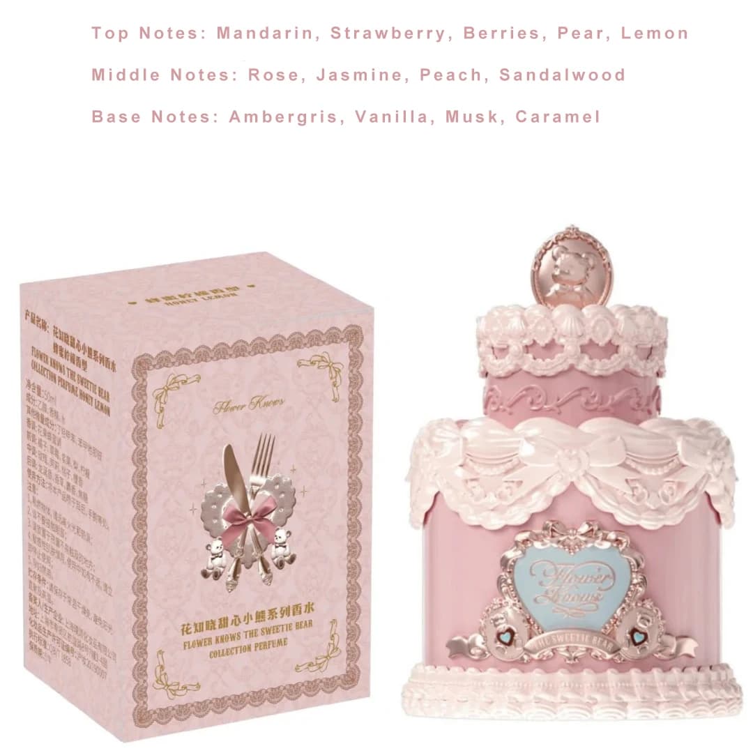 Flower Knows Parfum Knight Unicorn Sweetie Bear Fragrance Florale Fruitée Rose Lait Musc Longue Tenu