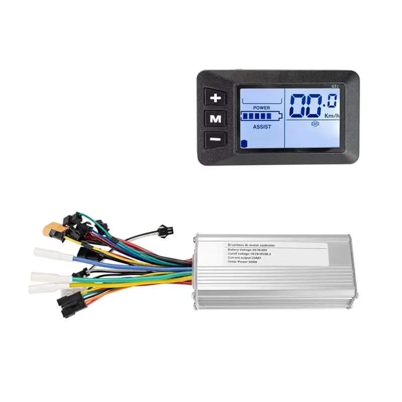 Contrôleur sans balais pour vélo électrique BSEVB avec écran LCD S886 24V 36V 48V, accessoires pour 