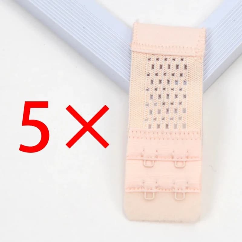 Extension de soutien-gorge élastique pour femme, 5 pièces, sangle, crochet, clip extensible, ceintur