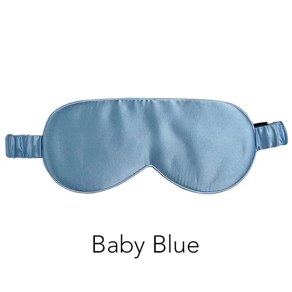 Masque de sommeil 100% soie de mûrier pour homme et femme, couvre-yeux, grand bandeau pour occultant