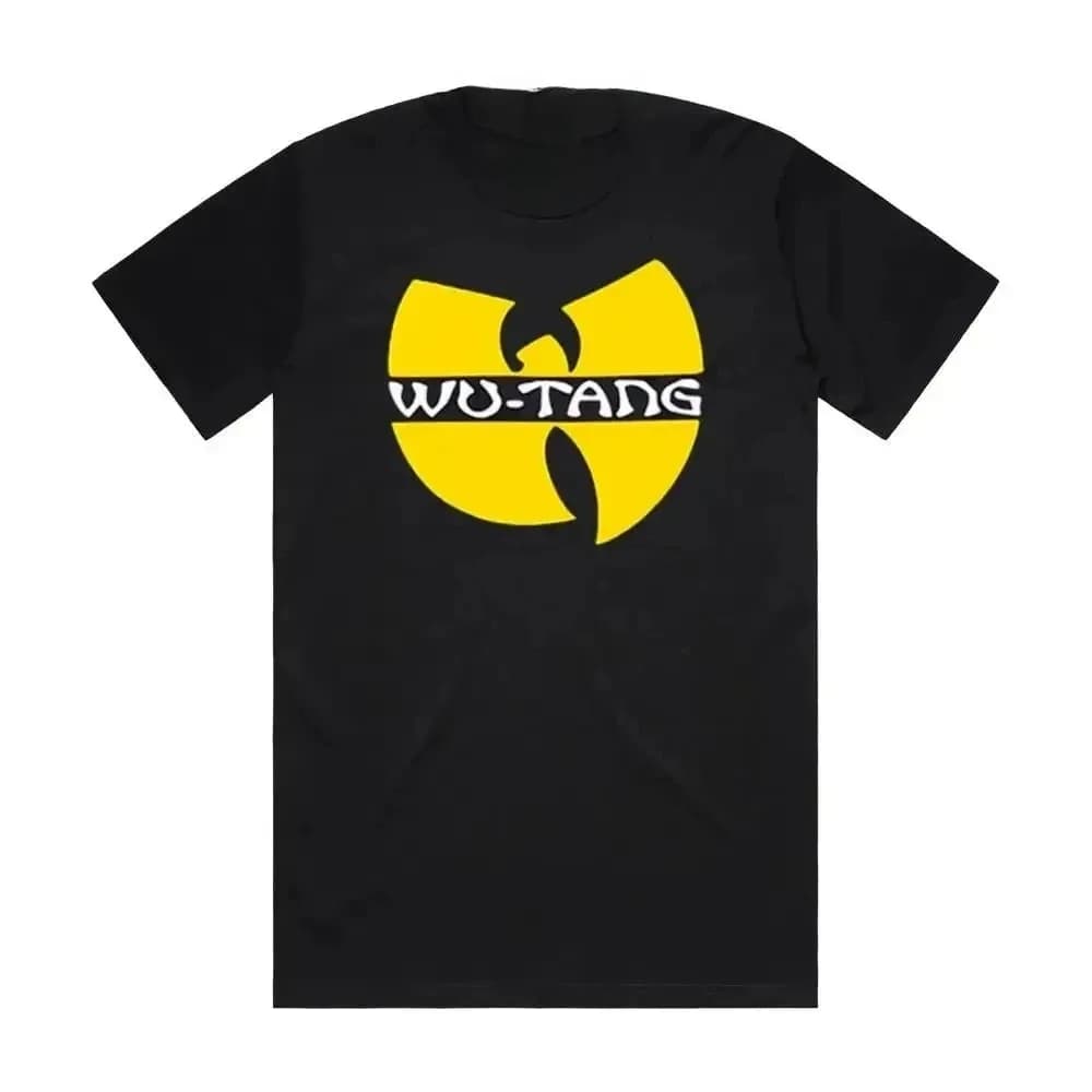 T-shirt décontracté Wu-Tang Clan rétro des années 90, t-shirt unisexe à col rond en coton à manches 