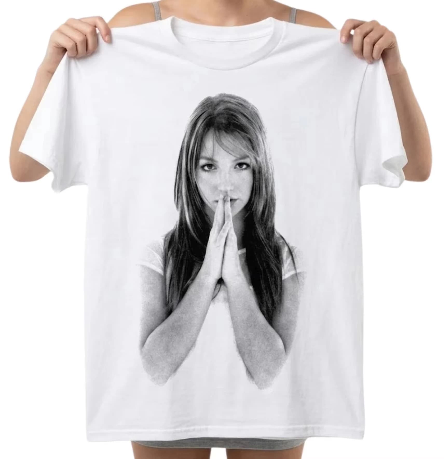 T-shirt Rétro Britney Spears Bubble Gum Balloon – Nouvelle Collection Été 2026 – Mode Décontractée S