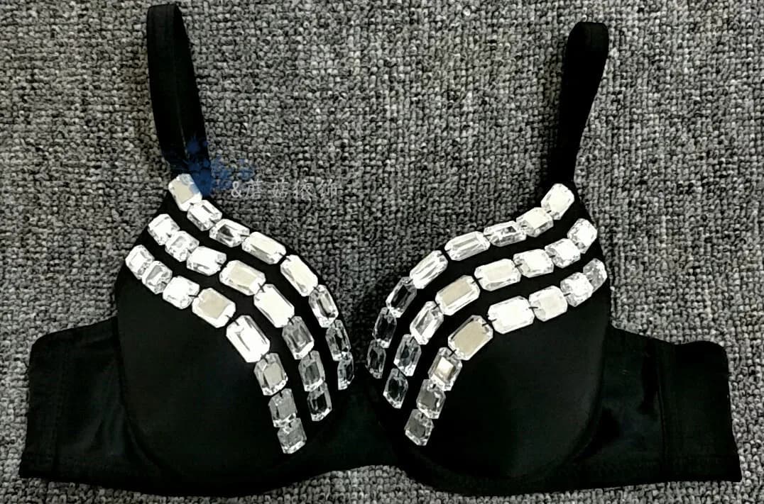 Tenue de scène de chanteuse de discothèque personnalisée, tenue de performance DS, soutien-gorge de 