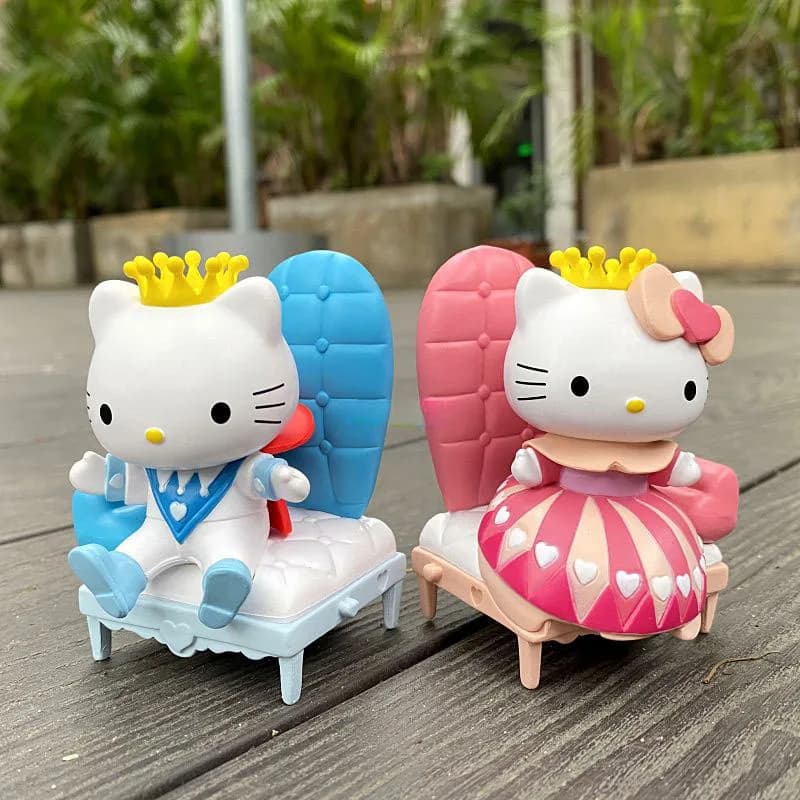 Figurines de mariage mignonnes Hello Kitty Dear Daniel, ensemble de décorations de bureau pour la ma