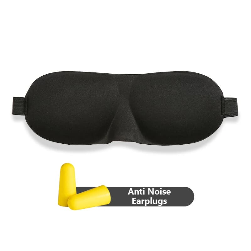 Masque de sommeil 3D profilé, cache-yeux concave moulé, masques de nuit pour le visage bloquant la l