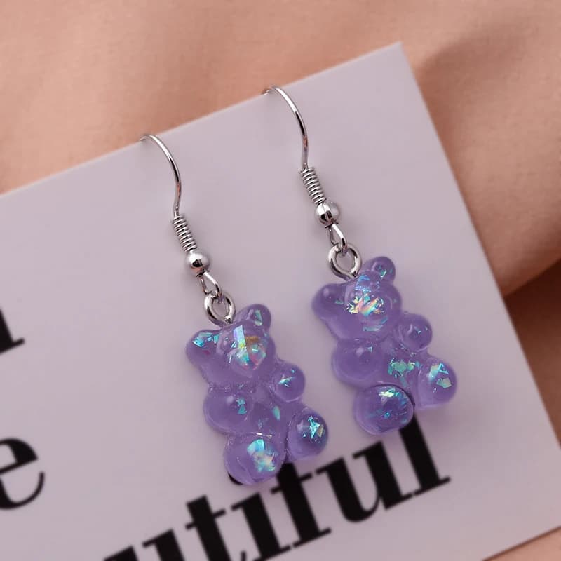 Boucles d'Oreilles en Forme de Bouteille de Crème Glacée et Thé au Lait, Bijoux de ix, Cadeaux d'Été