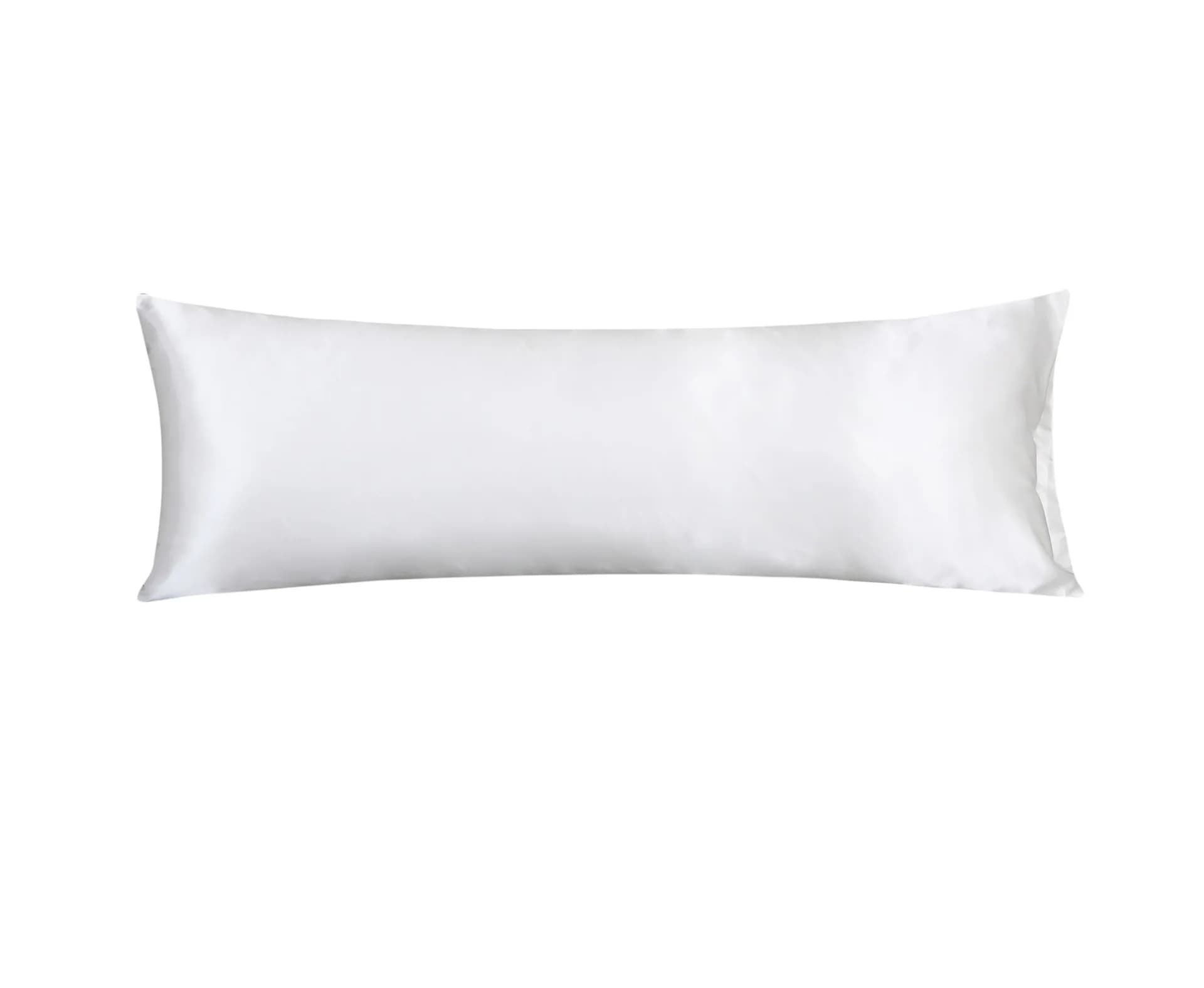 Housse de coussin en satin avec fermeture d'enveloppe, taies d'oreiller longues, taie d'oreiller dou