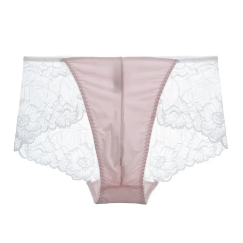 Lingerie sexy florale Slip de travestissement Confort intime, culotte de lingerie en dentelle érotiq