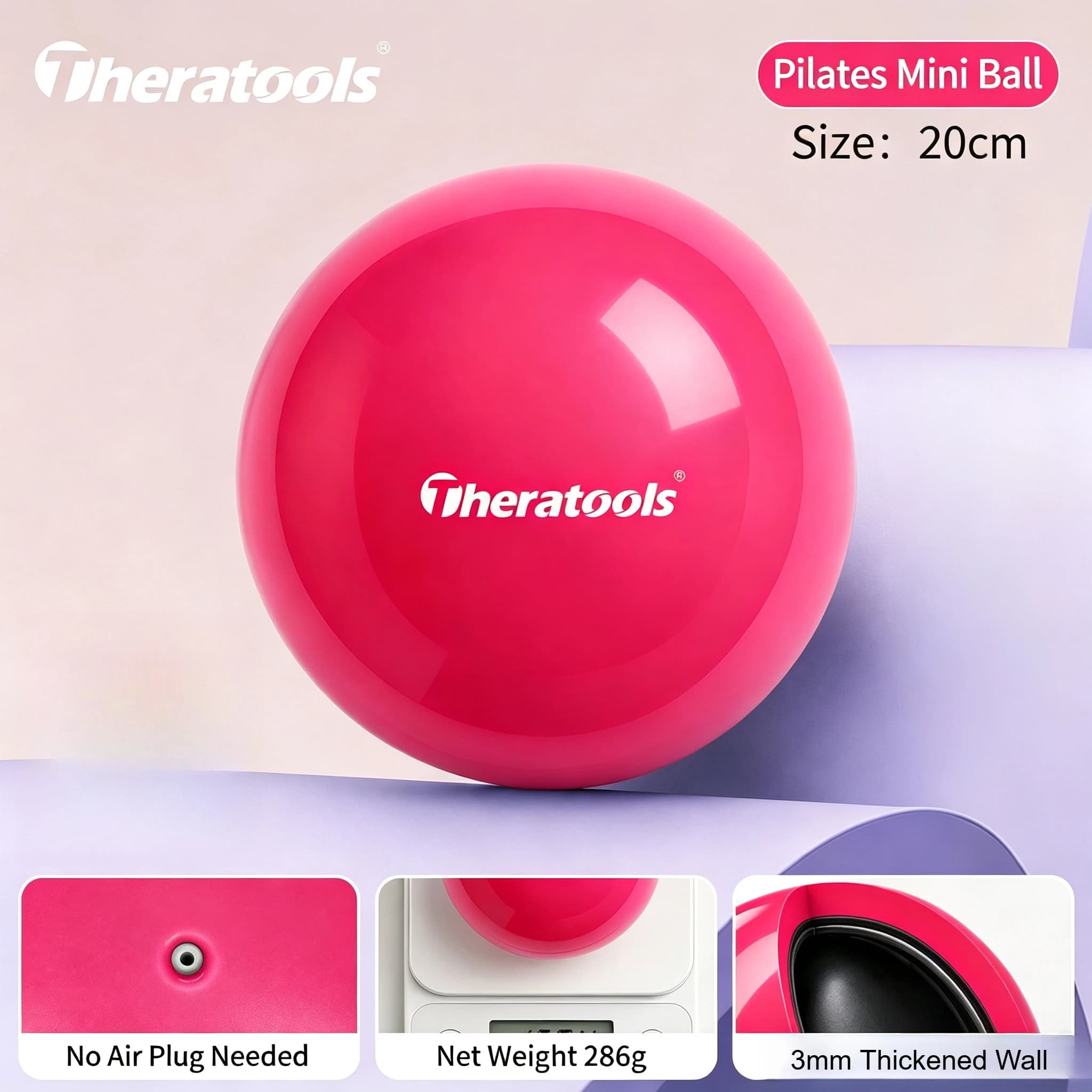 Ballon de yoga pour la graisse abdominale - Ballon d'entraînement du plancher pelvien et du tronc po
