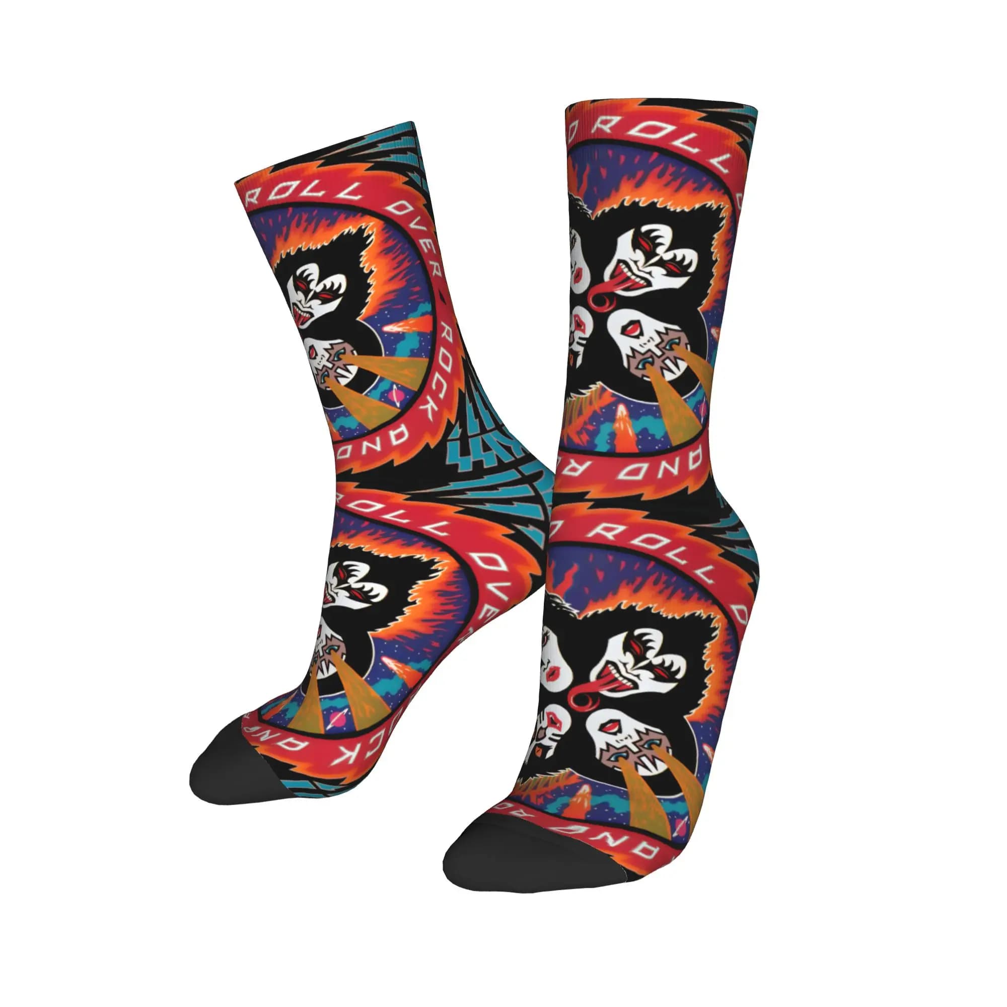 K-Kisses – chaussettes personnalisées pour hommes et femmes, marque musicale Rock, nouveauté chaude 