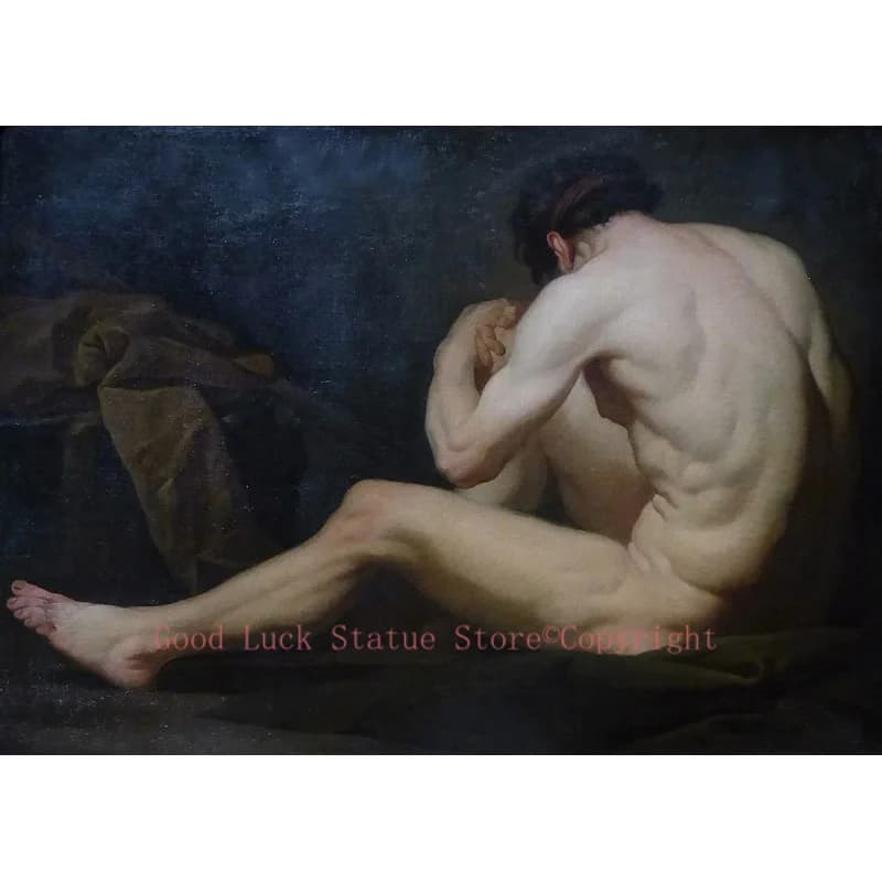 BON ART--TOP NUDE MAN imprimer art peinture-Michel Bardon conduit mâle MEN peinture corps art Revenu