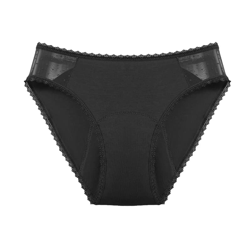 Culottes menstruelles confortables en bambou pour femmes, 4 couches, anti-fuites, absorbantes, pour 