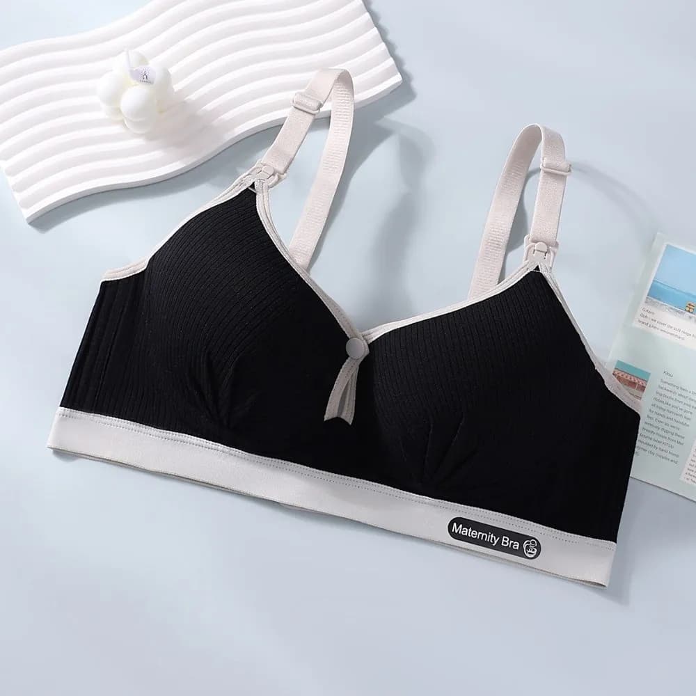 Soutien-gorge d'allaitement durable à double boucle, push-up, anti-affaissement, pratique et doux, p