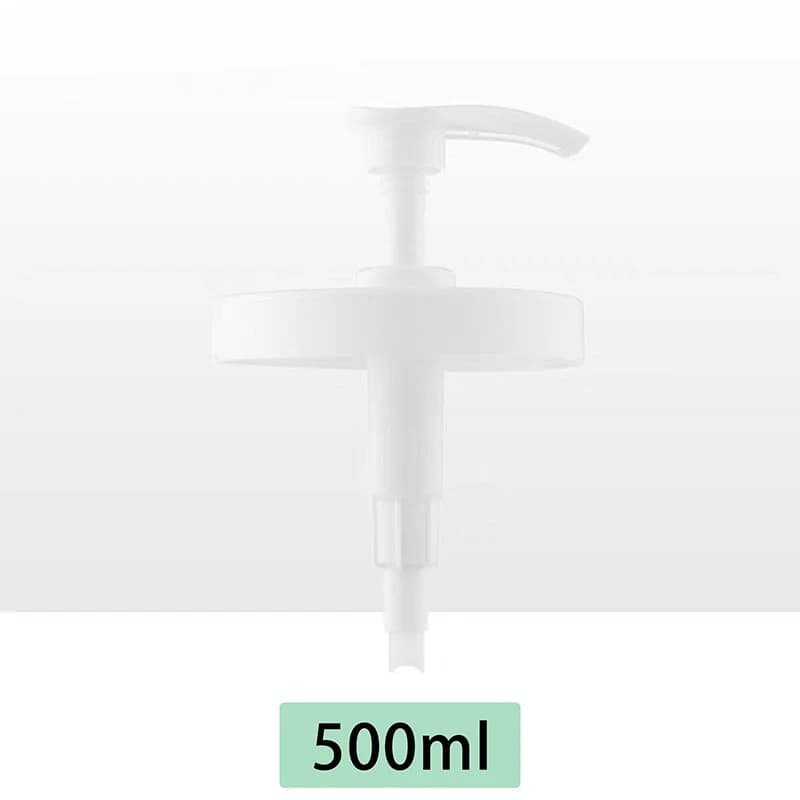 Bouteille à pression pour crème pour le corps 400/500ML, tête de pompe, bouteille à large bouche, bu