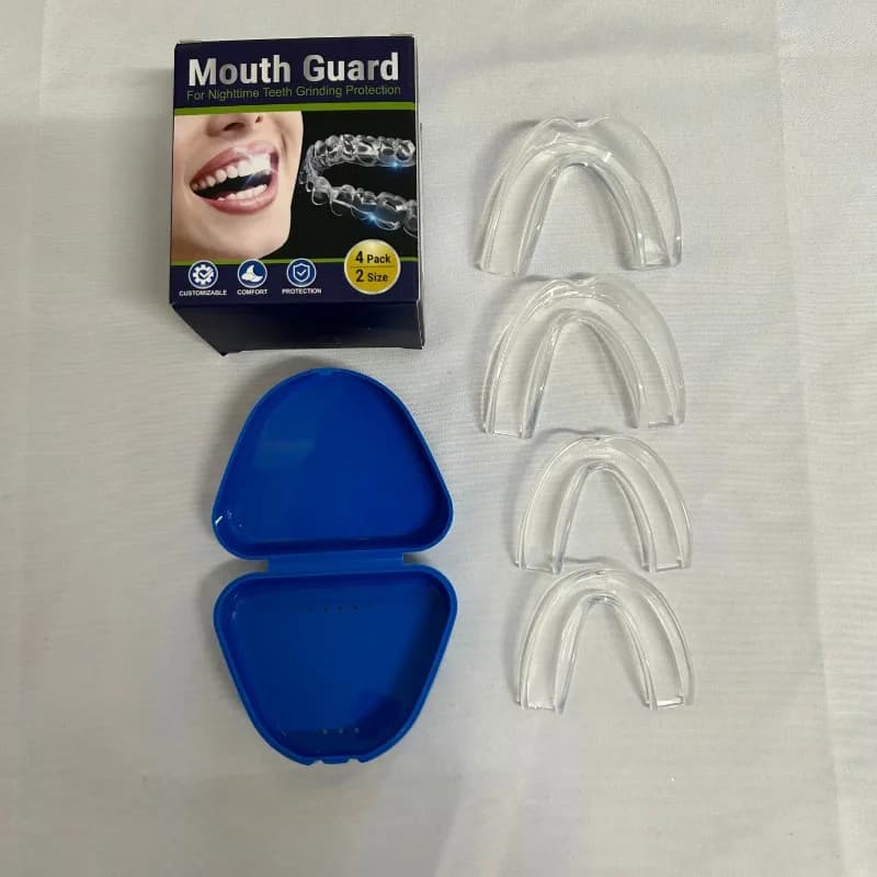 Offre spéciale 4 pièces/boîte protège-dents pour serrer les dents dentaires moulables garde de nuit 