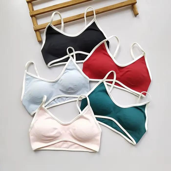 Soutien-gorge de Sport athlétique rembourré, antichoc, sans couture, Sexy, dos nu, pour femmes, entr