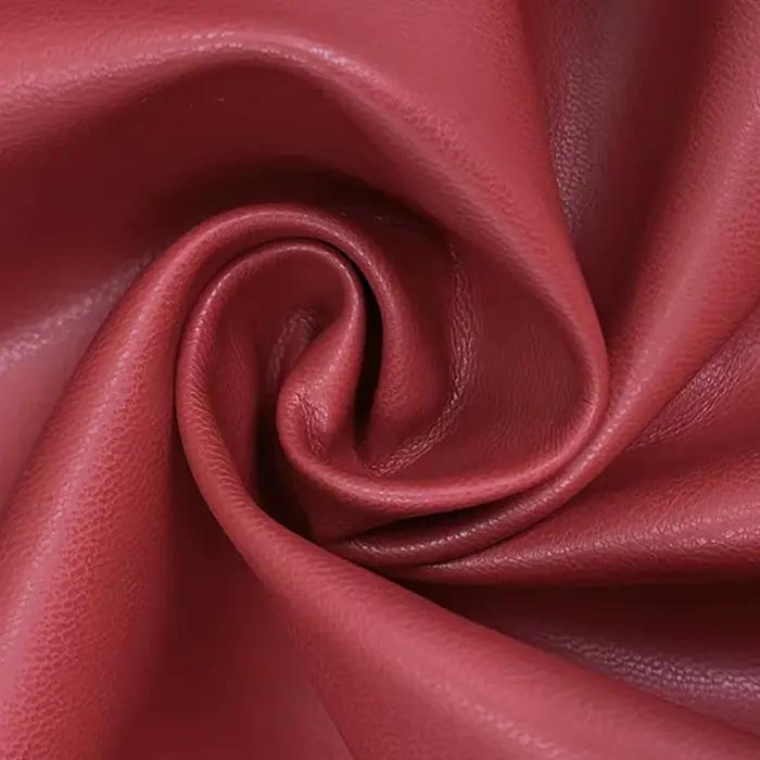 Modigirl automne hiver rouge Faux cuir vestes femmes 2024 nouveaux vêtements d'extérieur manches lon