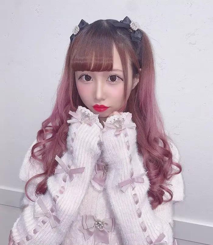 Style japonais mignon doux détachable nœud papillon fourrure manches longues mince pull automne et h