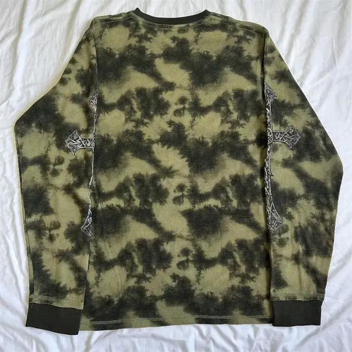 Y2k gothique Grunge croix crâne imprimé T-shirt pour femmes automne à manches longues 90s E fille Vi