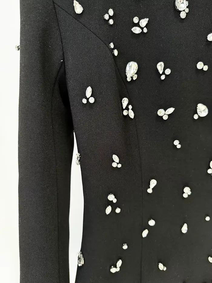 Robe longue maxi pour femme, de haute qualité, nouvelle collection 2026, design de créateur, ornée d