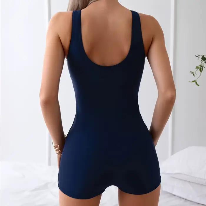 Été Sexy 2025 maillots de bain une pièce femmes fermé maillots de bain Push Up vêtements de natation