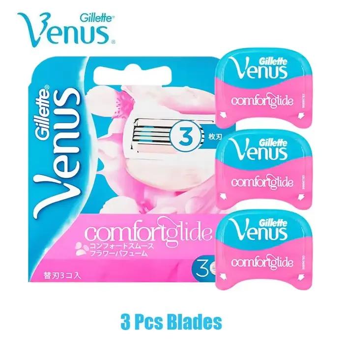 Gillette Venus-Lame de rasoir avec spa lisse pour femme, lame de rasage tranchante à 3 couches, tête