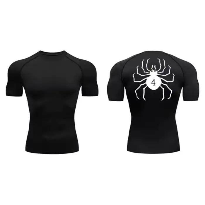 Jin Woo chemise de Compression Compression gymnase Sung Jin Woo Solo nivellement Anime Muscleshirt v