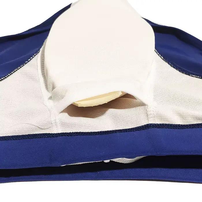 Marque homme slip de bain maillots de bain shorts troncs boxeurs rayures patchwork couleur taille ba