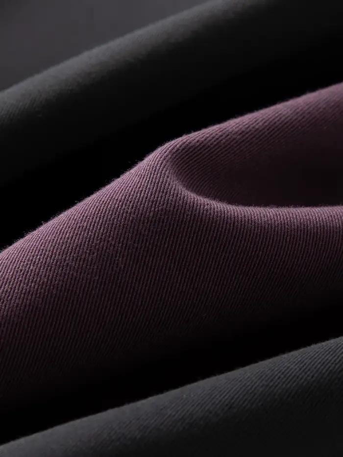FSLE pantalon large décontracté pour femmes 2025 été nouveauté Design violet foncé Chic pantalon 25F