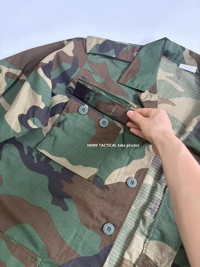 Costume camouflage BDU pour hommes, résistant à l'usure, vêtements d'entraînement en plein air, M81