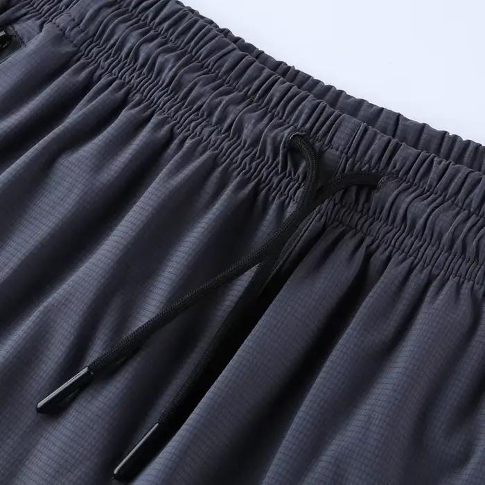 Short de sport à séchage rapide pour homme avec poches zippées, short d'entraînement de gym, short d