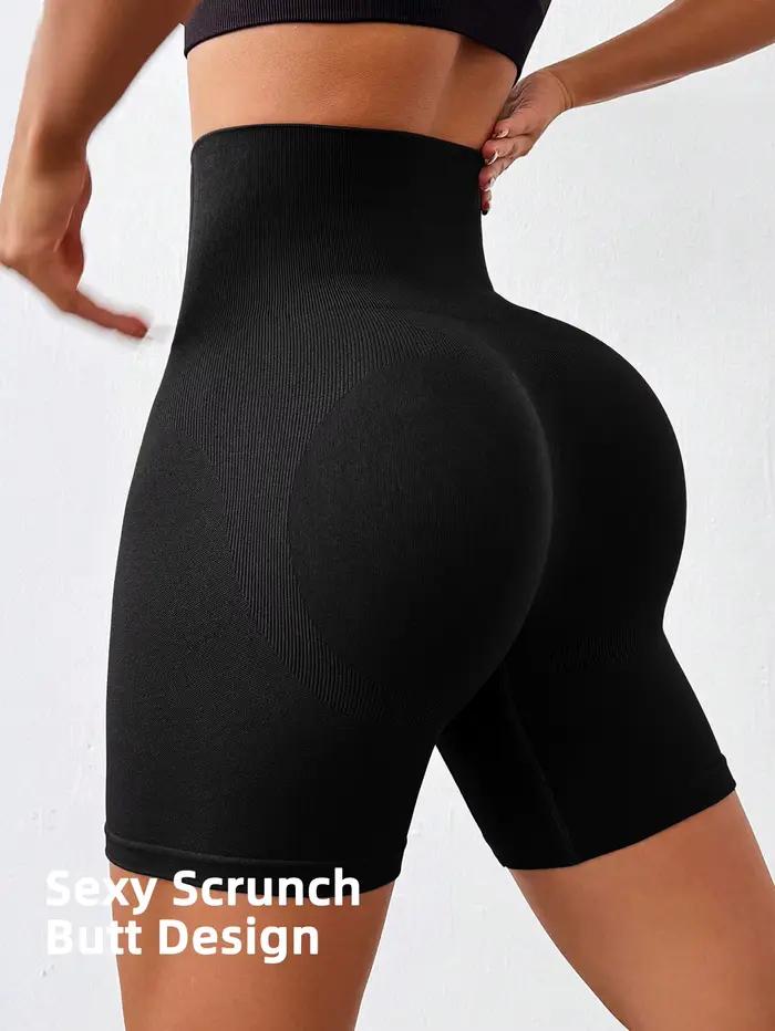Short de motard taille haute pour femme, entraînement, course à pied, volley-ball, yoga, 6 amarans