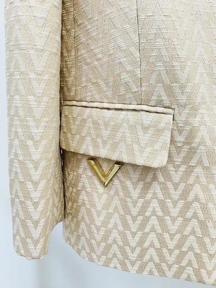 HIGH STREET Nouvelle Collection 2026 Ensemble de Costume de Créateur pour Femme, Blazer et Pantalon