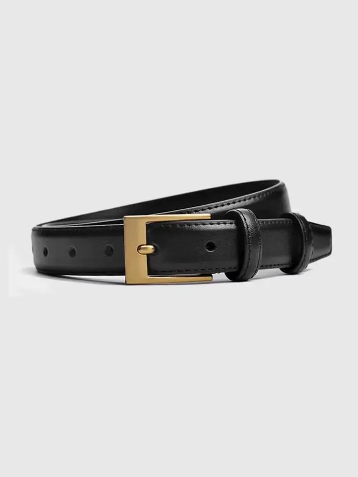 Ceinture femme mode haute qualité boucle ardillon ceinture véritable luxe souple ceinture en cuir PU