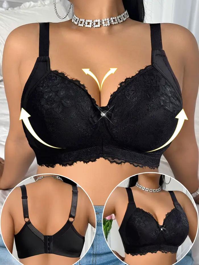 Soutien-gorge push-up plongeant 110F pour femmes à forte poitrine, soutien-gorge grande taille en de