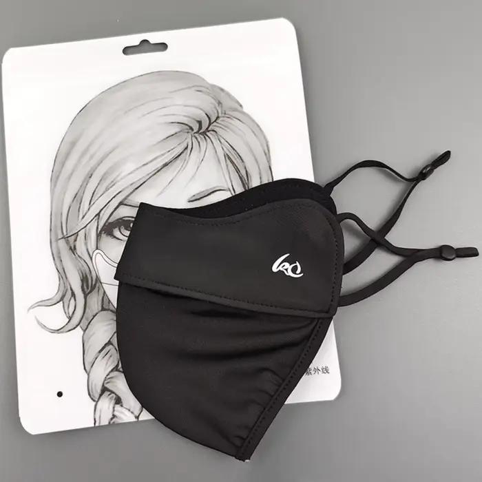 Nouveau Voile de Protection Solaire Fin 2025 en Soie Glacée pour le Visage, Masque d'Été, Protection