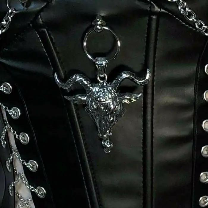 Débardeurs Gothiques Y2K Cybergoth pour Femmes, Vêtements Emo, Tops Corset Gothiques avec Chaîne, So