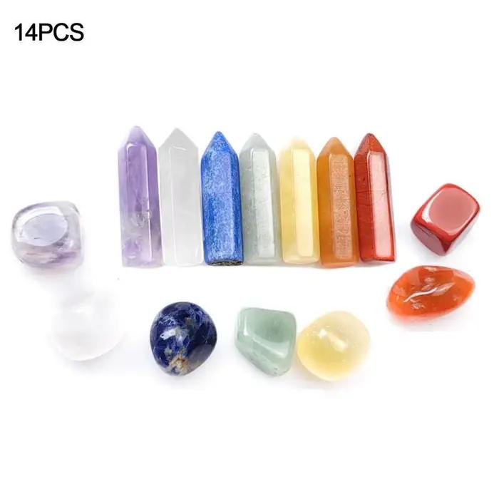 Chakra pierre naturelle cristal pierre précieuse guérison Quartz minéral ornement Reiki pierres préc