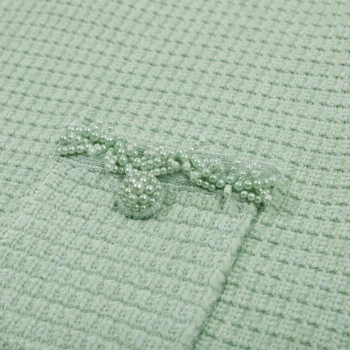 Robe trapèze tricotée pour femmes, haute qualité, nouvelle mode d'été européenne et américaine, perl