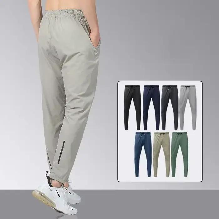 Pantalon crayon à séchage rapide pour hommes, pantalon de jogging serré, pantalon de fitness décontr