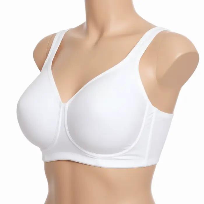 Soutien-gorge sans fil ajustable style débardeur push-up pour femme, lingerie grande taille anti-affaissement, soutien-gorge sans couture pour le yoga