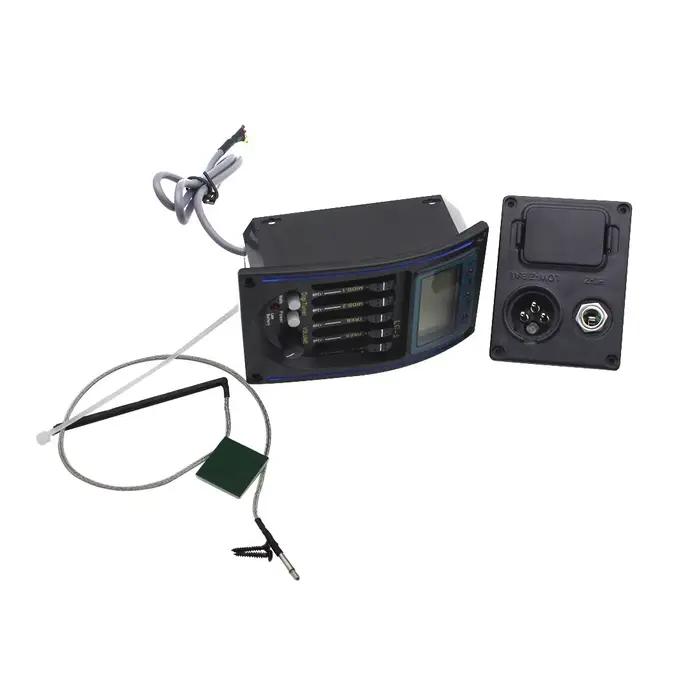 Préampli égaliseur 4/5 bandes pour guitare acoustique classique avec contrôle du volume, des médiums, des aigus et des basses - Accessoires pour instruments de musique