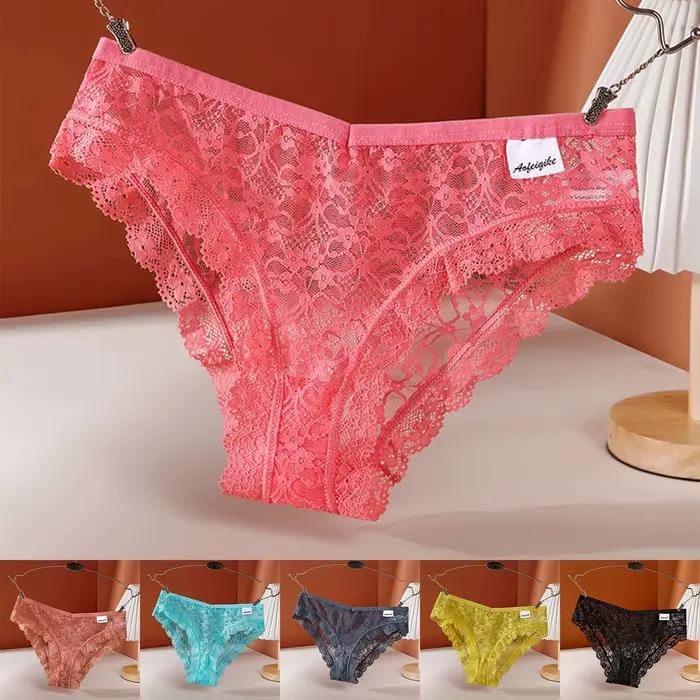 Été Cool Sexy Lingerie Pour Femme D'été Femmes Dentelle Culotte Taille Moyenne Respirant Sexy Femme Lingeries жletiе тру zesки