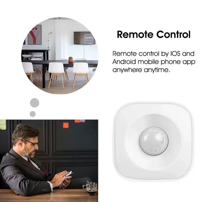 Tuyai – capteur de mouvement PIR sans fil, détecteur de mouvement infrarouge du corps humain, alarme de sécurité domestique, Compatible avec l'application Smart Life