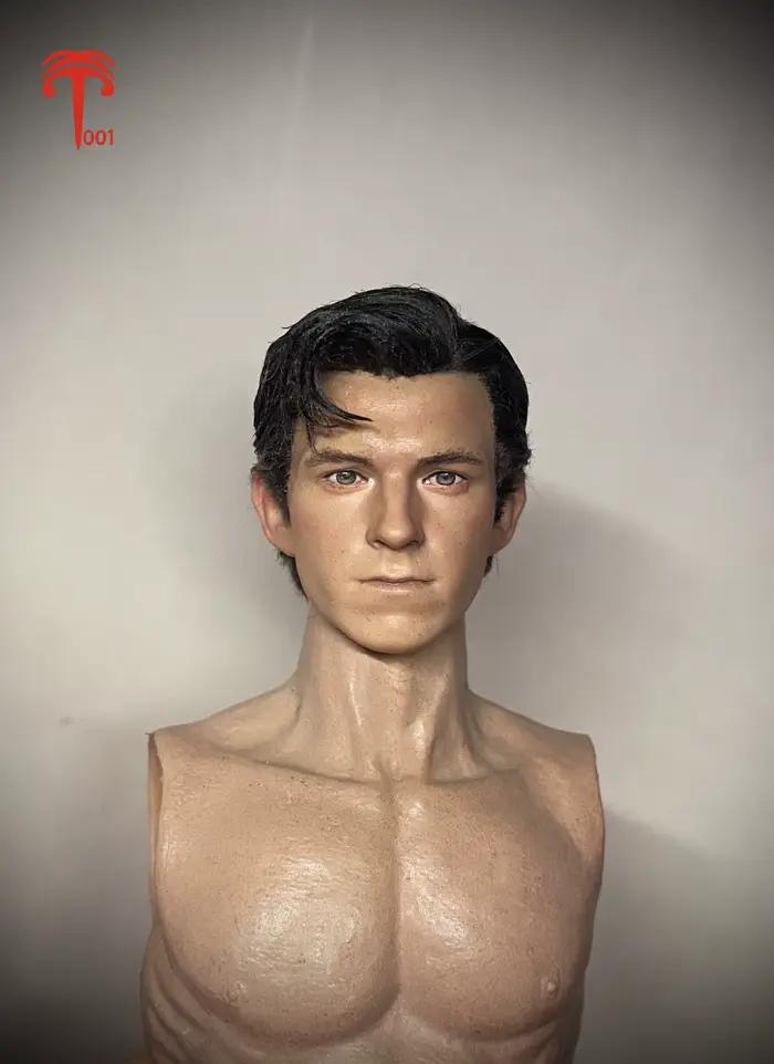 XT001 1/6 Heath Ledger Henry Cavill Joaquin Phoenix Tom Holland Robert Pattinson tête sculpter transplantation de cheveux tête sculpture