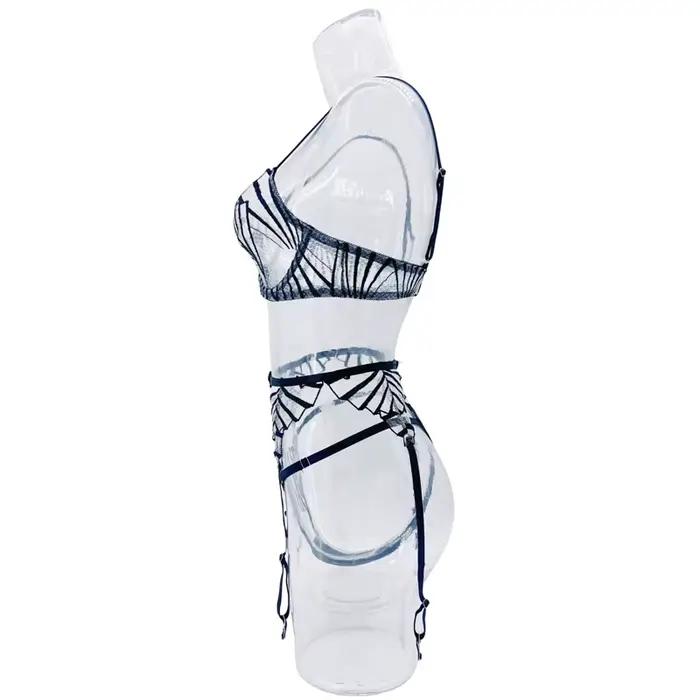 Ensemble de lingerie sexy pour femme, soutien-gorge et culotte sensuels, lingerie romantique pour femme, ensembles de lingerie sexy, tenue sexy, string